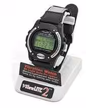 Reloj con alarma vibratoria para personas con pérdida auditiva